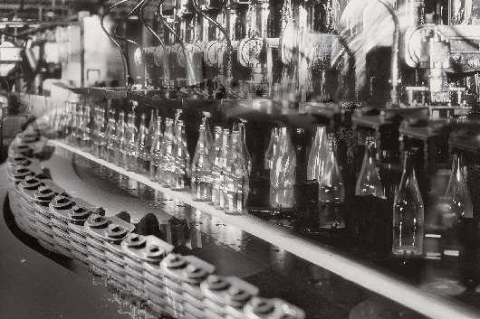 Transportzahnketten Hohlglasindustrie